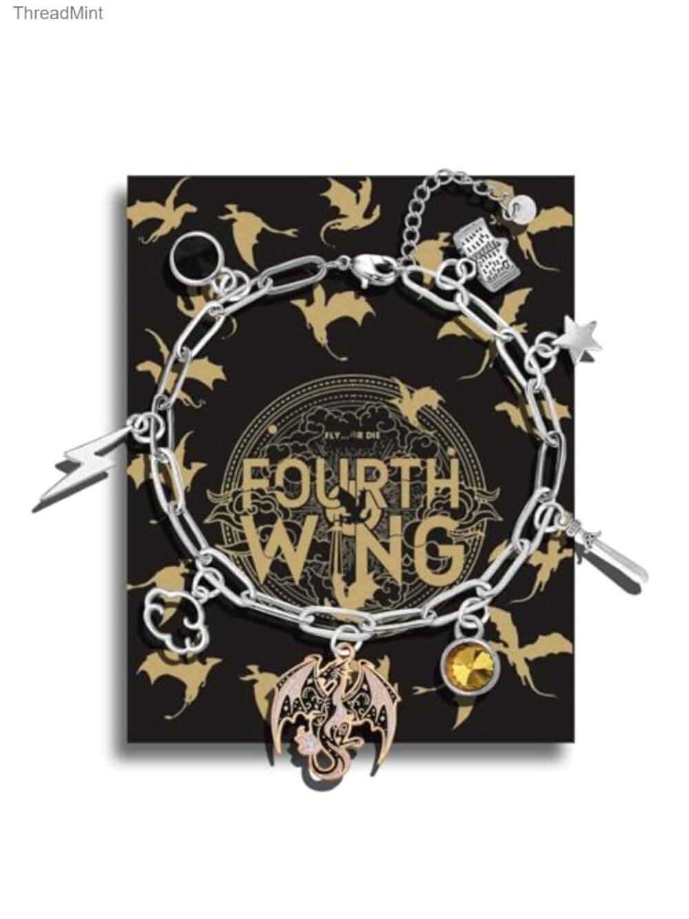 Stainless Steel Chain Bracelet for Book Lovers, Adjustable
